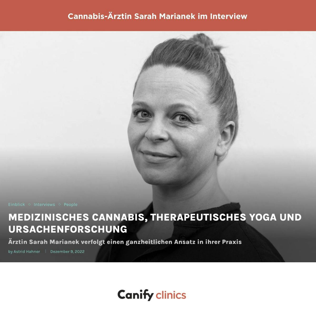 Cannabis doctor Sarah Marianek