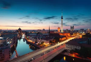 Berlin aus der Vogelperspektive