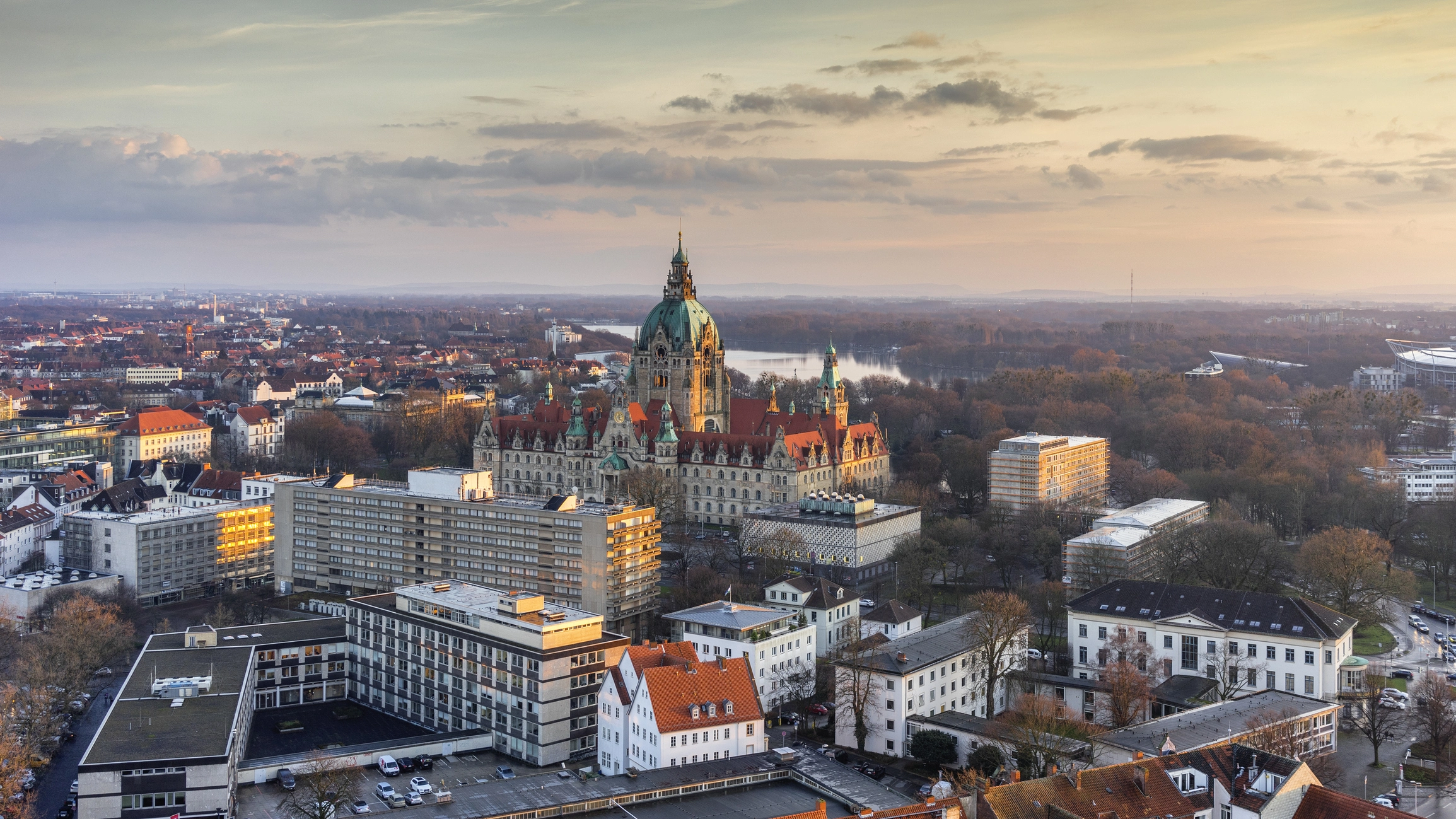 Hannover aus der Vogelperspektive
